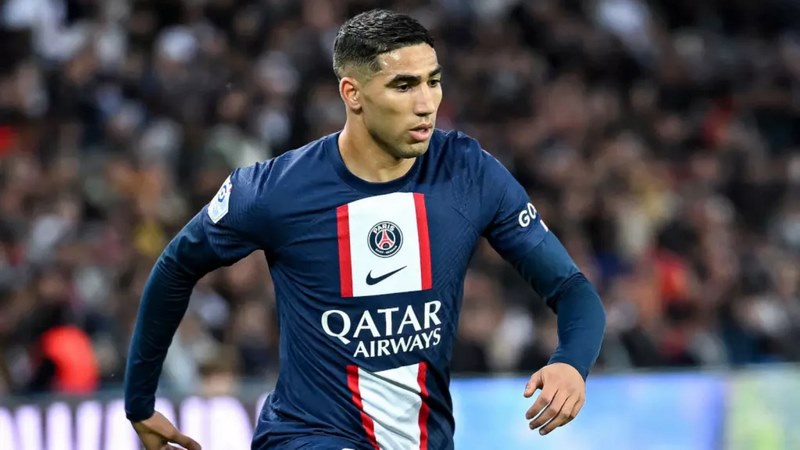 Achraf Hakimi có tốc độ chạy 36,48 km/h